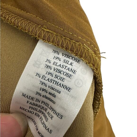 NWT Faherty Stretch Silk Velvet Genevieve Pants Green Size Large - Picture 8 of 11